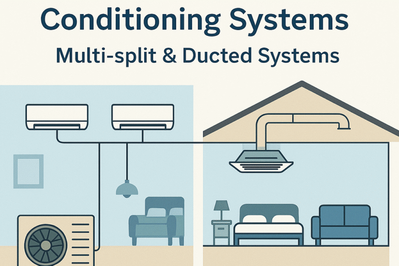 An Overview of Air Conditioning Systems – Multi-split & Ducted Systems